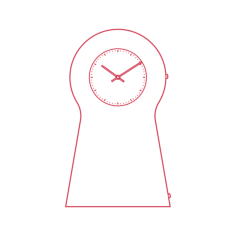 Objects Wall Clocks Ikea Ps 1995 Clock Sticker Outline Svg File, Free Vectors File